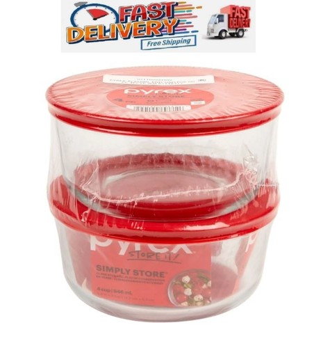 Pyrex simply store cup - simply, glass