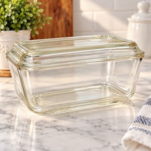 Vintage pyrex 502 - 502-b, clear