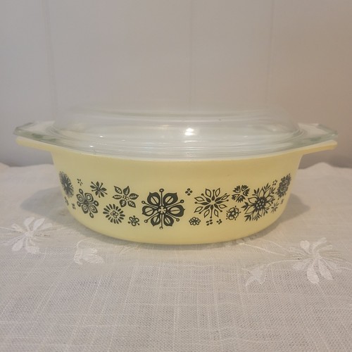 Pyrex 043 black yellow - #043,