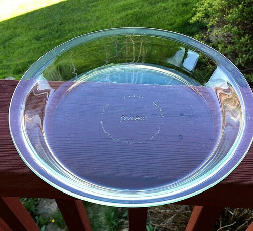 Pyrex 209 clear glass pie - #209,