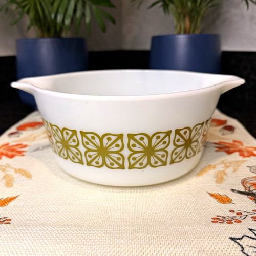 Pyrex 474 verde squares - 474-b,