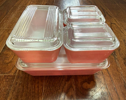 Vintage pyrex flamingo pink - flamingo,