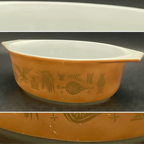 Pyrex early american 043 - pyrex,