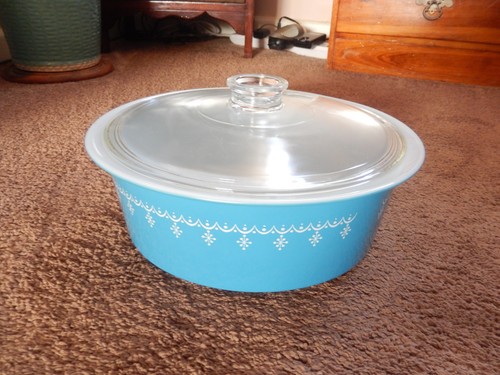 Vintage pyrex blue - vintage,