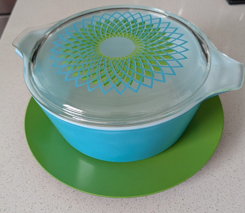 Htf pyrex 575 spirograph base - pyrex,
